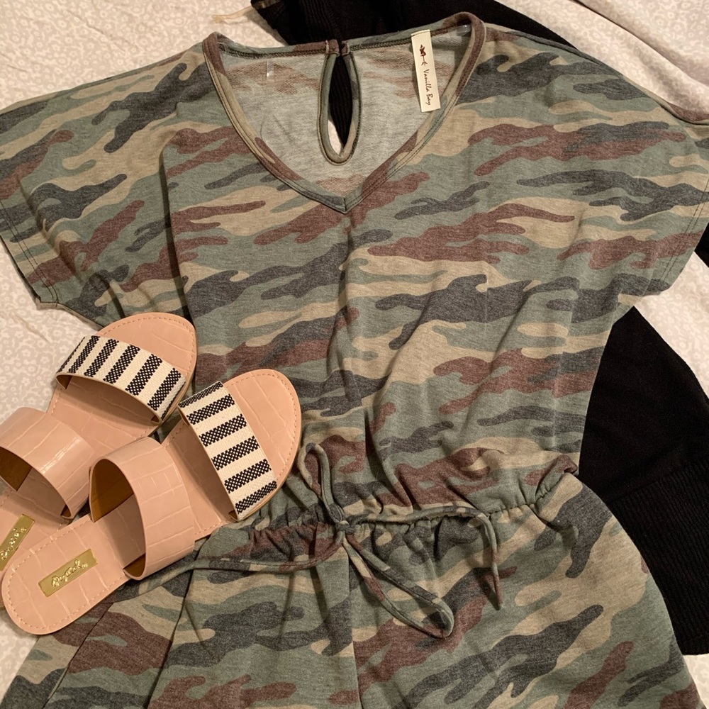 Women’s camo romper
